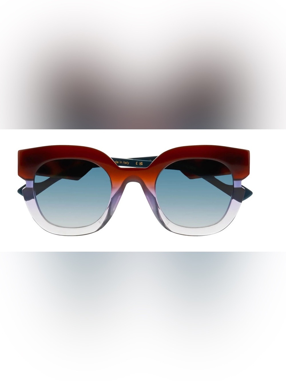 72. NEW Gradient Cat-Eye Sunglasses in Purple & Orange kimono 2